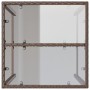 Mesa de bar de exterior ratán sintético marrón 70x70x110 cm en Mesas de jardín | Comprar online en Foru.es
