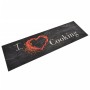 Alfombra de cocina lavable terciopelo Cooking negro 45x150 cm de vidaXL, Felpudos - Ref: Foro24-136549, Precio: 24,93 €, Desc...