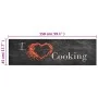 Alfombra de cocina lavable terciopelo Cooking negro 45x150 cm de vidaXL, Felpudos - Ref: Foro24-136549, Precio: 22,01 €, Desc...