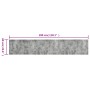 Alfombra de cocina lavable terciopelo aspecto hormigón 60x300cm de vidaXL, Felpudos - Ref: Foro24-136572, Precio: 68,85 €, De...