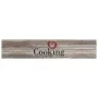Alfombra de cocina lavable terciopelo Cooking gris 60x300 cm de vidaXL, Felpudos - Ref: Foro24-136548, Precio: 49,76 €, Descu...