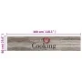 Alfombra de cocina lavable terciopelo Cooking gris 60x300 cm de vidaXL, Felpudos - Ref: Foro24-136548, Precio: 49,76 €, Descu...