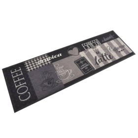 Alfombra de cocina lavable terciopelo negro café 60x180 cm de vidaXL, Felpudos - Ref: Foro24-136556, Precio: 46,92 €, Descuen...