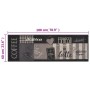 Alfombra de cocina lavable terciopelo negro café 60x180 cm de vidaXL, Felpudos - Ref: Foro24-136556, Precio: 46,92 €, Descuen...