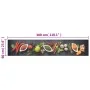 Alfombra de cocina lavable terciopelo dibujo especias 60x300 cm de vidaXL, Felpudos - Ref: Foro24-136542, Precio: 54,81 €, De...