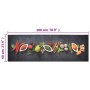 Alfombra de cocina lavable terciopelo dibujo especias 60x180 cm de vidaXL, Felpudos - Ref: Foro24-136541, Precio: 50,84 €, De...