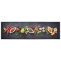 Alfombra de cocina lavable terciopelo dibujo especias 45x150 cm de vidaXL, Felpudos - Ref: Foro24-136540, Precio: 27,53 €, De...