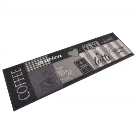 Alfombra de cocina lavable terciopelo negro café 45x150 cm de vidaXL, Felpudos - Ref: Foro24-136555, Precio: 30,73 €, Descuen...