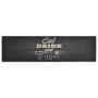 Alfombra de cocina lavable terciopelo negro 45x150 cm de vidaXL, Felpudos - Ref: Foro24-136558, Precio: 30,04 €, Descuento: %