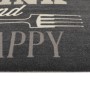 Alfombra de cocina lavable terciopelo negro 45x150 cm de vidaXL, Felpudos - Ref: Foro24-136558, Precio: 30,04 €, Descuento: %