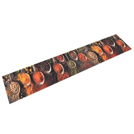 Alfombra de cocina lavable terciopelo cuchara especias 60x300cm de vidaXL, Felpudos - Ref: Foro24-136545, Precio: 54,83 €, De...