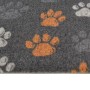 Alfombra de cocina lavable terciopelo dibujo de patas 60x300 cm de vidaXL, Felpudos - Ref: Foro24-136575, Precio: 50,51 €, De...