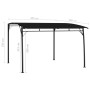 Toldo parasol de jardín gris antracita 3x3x2,55 m de vidaXL, Carpas y cenadores - Ref: Foro24-47978, Precio: 212,42 €, Descue...