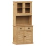 Aparador alto VIGO madera maciza de pino 78x40x175 cm de vidaXL, Aparadores - Ref: Foro24-3188301, Precio: 353,73 €, Descuent...