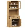 Aparador alto VIGO madera maciza de pino 78x40x175 cm de vidaXL, Aparadores - Ref: Foro24-3188301, Precio: 345,91 €, Descuent...
