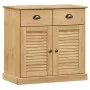 Aparador alto VIGO madera maciza de pino 78x40x175 cm de vidaXL, Aparadores - Ref: Foro24-3188301, Precio: 345,91 €, Descuent...