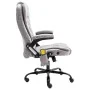 Silla de oficina de masaje piel de ante sintética gris claro de vidaXL, Sillas de oficina - Ref: Foro24-20578, Precio: 242,05...