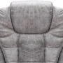 Silla de oficina de masaje piel de ante sintética gris claro de vidaXL, Sillas de oficina - Ref: Foro24-20578, Precio: 242,05...