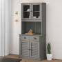 Aparador alto VIGO madera maciza de pino gris 78x40x175 cm de vidaXL, Aparadores - Ref: Foro24-3188303, Precio: 344,68 €, Des...