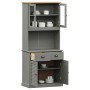 Aparador alto VIGO madera maciza de pino gris 78x40x175 cm de vidaXL, Aparadores - Ref: Foro24-3188303, Precio: 344,68 €, Des...