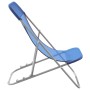 Sillas de playa plegables 2 uds textilene acero recubierto azul de vidaXL, Tumbonas - Ref: Foro24-360187, Precio: 63,91 €, De...