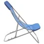 Sillas de playa plegables 2 uds textilene acero recubierto azul de vidaXL, Tumbonas - Ref: Foro24-360187, Precio: 61,09 €, De...