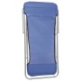 Sillas de playa plegables 2 uds textilene acero recubierto azul de vidaXL, Tumbonas - Ref: Foro24-360187, Precio: 63,91 €, De...