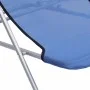Sillas de playa plegables 2 uds textilene acero recubierto azul de vidaXL, Tumbonas - Ref: Foro24-360187, Precio: 61,09 €, De...