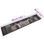Alfombra de cocina lavable terciopelo negro café 60x300 cm de vidaXL, Felpudos - Ref: Foro24-136557, Precio: 63,91 €, Descuen...