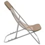 Silla de playa plegable 2 uds acero recubierto textilene taupe de vidaXL, Tumbonas - Ref: Foro24-360193, Precio: 66,08 €, Des...