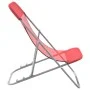 Folding beach chairs 2 pcs red textilene coated steel by vidaXL, Loungers - Ref: Foro24-360189, Price: 59,40 €, Discount: %