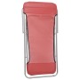 Sillas de playa plegables 2 uds acero recubierto textilene rojo de vidaXL, Tumbonas - Ref: Foro24-360189, Precio: 62,69 €, De...