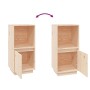 Aparador de madera maciza de pino 38x35x80 cm de vidaXL, Aparadores - Ref: Foro24-814344, Precio: 53,46 €, Descuento: %