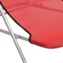 Folding beach chairs 2 pcs red textilene coated steel by vidaXL, Loungers - Ref: Foro24-360189, Price: 59,40 €, Discount: %