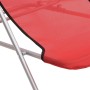 Sillas de playa plegables 2 uds acero recubierto textilene rojo de vidaXL, Tumbonas - Ref: Foro24-360189, Precio: 62,69 €, De...