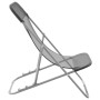 Sillas de playa plegables 2 uds acero recubierto textilene gris de vidaXL, Tumbonas - Ref: Foro24-360190, Precio: 70,77 €, De...
