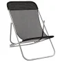 Folding beach chair 2 pcs coated steel black textilene by vidaXL, Loungers - Ref: Foro24-360188, Price: 60,38 €, Discount: %