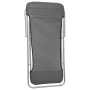 Sillas de playa plegables 2 uds acero recubierto textilene gris de vidaXL, Tumbonas - Ref: Foro24-360190, Precio: 70,77 €, De...