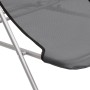 Sillas de playa plegables 2 uds acero recubierto textilene gris de vidaXL, Tumbonas - Ref: Foro24-360190, Precio: 70,77 €, De...