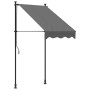 Toldo retráctil de tela y acero gris antracita 100x150 cm en Toldos | Comprar online en Foru.es
