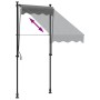 Toldo retráctil de tela y acero gris antracita 100x150 cm en Toldos | Comprar online en Foru.es
