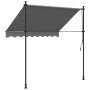 Toldo retráctil de tela y acero gris antracita 200x150 cm en Toldos | Comprar online en Foru.es