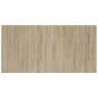 Cabecero de cama madera contrachapada Sonoma 160x1,5x80 cm de vidaXL, Cabeceros y pies de cama - Ref: Foro24-811037, Precio: ...