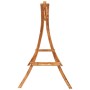 Tumbona columpio con acabado teca madera maciza abeto de vidaXL, Balancines de jardín - Ref: Foro24-3200615, Precio: 424,48 €...