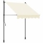 Toldo retráctil tela y acero crema 200x115 cm en Toldos | Comprar online en Foru.es