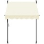 Toldo retráctil tela y acero crema 200x115 cm en Toldos | Comprar online en Foru.es