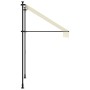 Toldo retráctil tela y acero crema 200x115 cm en Toldos | Comprar online en Foru.es