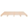 Cama de palets madera maciza pino doble pequeña 120x190 cm de vidaXL, Camas y somieres - Ref: Foro24-821427, Precio: 126,22 €...