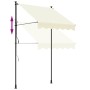 Toldo retráctil tela y acero crema 200x115 cm en Toldos | Comprar online en Foru.es
