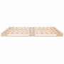 Cama de palets madera maciza pino doble pequeña 120x190 cm de vidaXL, Camas y somieres - Ref: Foro24-821427, Precio: 126,22 €...